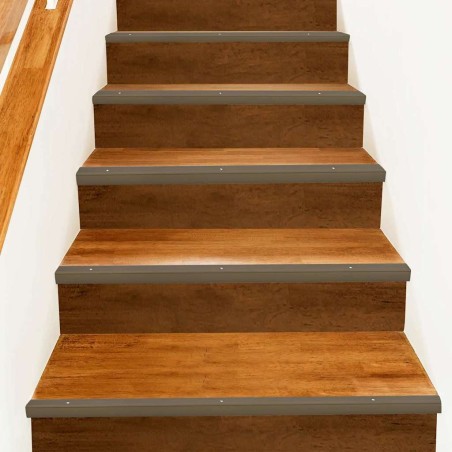 Nez de marche 30 pcs Marron 67 x 3 x 2 cm Aluminium 536319536319