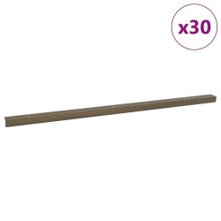 Nez de marche 30 pcs Marron 67 x 3 x 2 cm Aluminium 536319536319