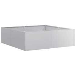 Jardinière 100x100x30 cm acier galvanisé 536327536327