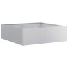 Jardinière 100x100x30 cm acier galvanisé 536327536327