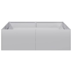 Jardinière 100x100x30 cm acier galvanisé 536327536327