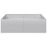 Jardinière 100x100x30 cm acier galvanisé 536327536327