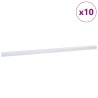 Nez de marche 10 pcs Argenté 67 x 3.5 x 3 cm Aluminium 536330536330