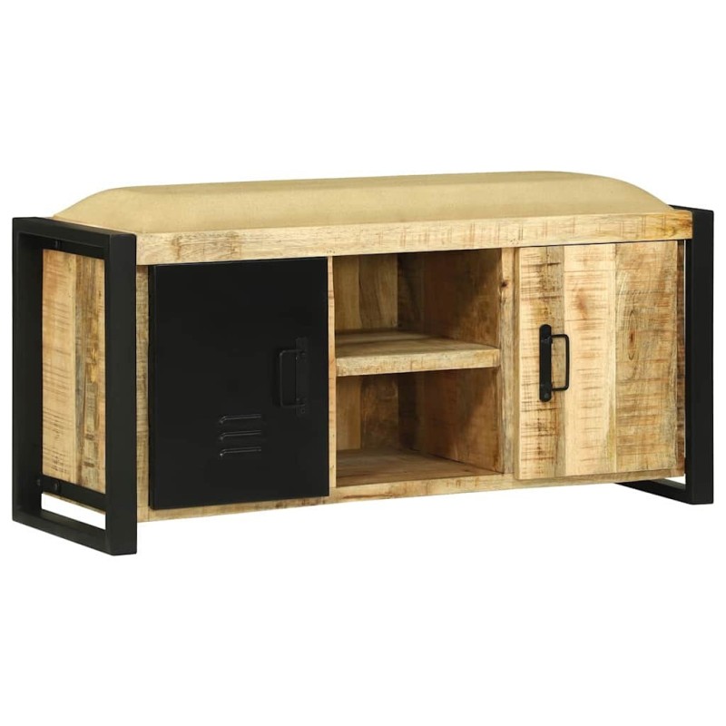 Cabinet Banc Marron 100 x 35 x 50 cm Bois de manguier massif 536332536332