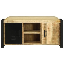 Cabinet Banc Marron 100 x 35 x 50 cm Bois de manguier massif 536332536332