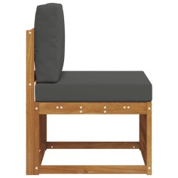 Sofa de milieu extérieur Bois d'Acacia Massif Naturel 536337536337