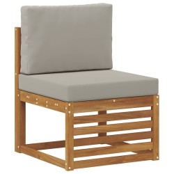 Sofa de milieu extérieur Bois d'Acacia Massif Naturel 536338536338