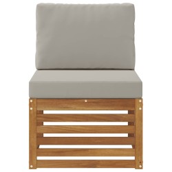 Sofa de milieu extérieur Bois d'Acacia Massif Naturel 536338536338