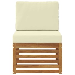 Sofa de milieu extérieur Bois d'Acacia Massif Naturel 536339536339