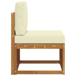 Sofa de milieu extérieur Bois d'Acacia Massif Naturel 536339536339