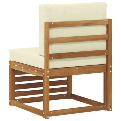 Sofa de milieu extérieur Bois d'Acacia Massif Naturel 536339536339