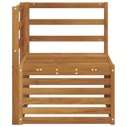 Canapé d'angle extérieur Bois d'Acacia Massif Naturel 536340536340