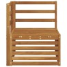 Canapé d'angle extérieur Bois d'Acacia Massif Naturel 536340536340