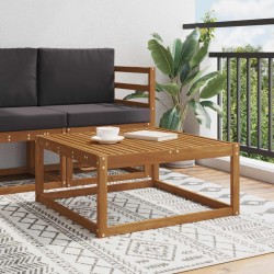 Table de jardin Bois d'Acacia Massif Naturel 79 x 79 x 37 cm 536343536343