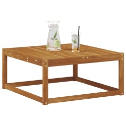 Table de jardin Bois d'Acacia Massif Naturel 79 x 79 x 37 cm 536343536343