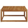 Table de jardin Bois d'Acacia Massif Naturel 79 x 79 x 37 cm 536343536343