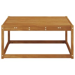Table de jardin Bois d'Acacia Massif Naturel 79 x 79 x 37 cm 536343536343