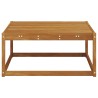 Table de jardin Bois d'Acacia Massif Naturel 79 x 79 x 37 cm 536343536343
