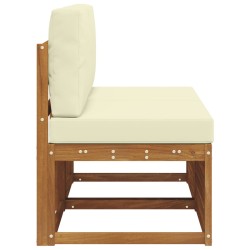 2 Pièce Sofa de milieu extérieur Bois d'Acacia Massif Naturel 536345536345