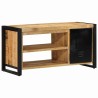 Banc à chaussures Marron Bois de manguier massif 536346536346