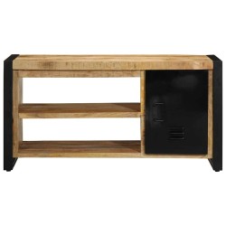Banc à chaussures Marron Bois de manguier massif 536346536346