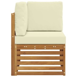 Canapé d'angle extérieur Bois d'Acacia Massif Naturel 536352536352
