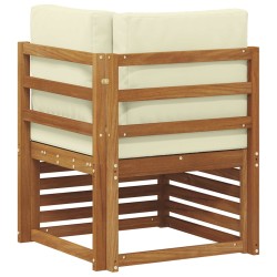 Canapé d'angle extérieur Bois d'Acacia Massif Naturel 536352536352