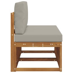 2 Pièce Sofa de milieu extérieur Bois d'Acacia Massif Naturel 536355536355