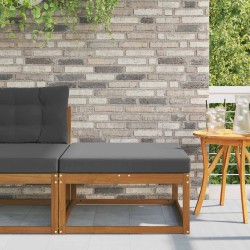 Pouf d'Extérieur Bois d'Acacia Massif Naturel 536356536356