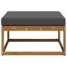 Pouf d'Extérieur Bois d'Acacia Massif Naturel 536356536356