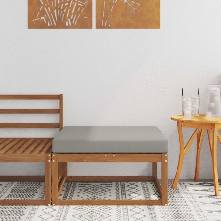 Pouf d'Extérieur Bois d'Acacia Massif Naturel 536357536357