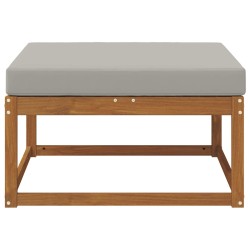 Pouf d'Extérieur Bois d'Acacia Massif Naturel 536357536357