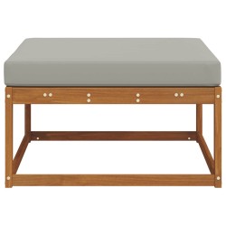Pouf d'Extérieur Bois d'Acacia Massif Naturel 536357536357