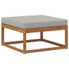 Pouf d'Extérieur Bois d'Acacia Massif Naturel 536357536357