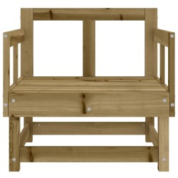Chaises de jardin lot de 2 bois de pin imprégné 536359536359