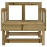 Chaises de jardin lot de 2 bois de pin imprégné 536359536359