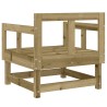 Chaises de jardin lot de 2 bois de pin imprégné 536359536359