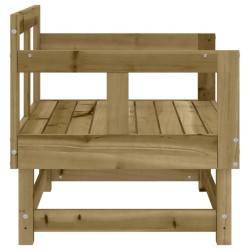 Chaises de jardin lot de 2 bois de pin imprégné 536359536359