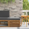Pouf d'Extérieur Bois d'Acacia Massif Naturel 536362536362