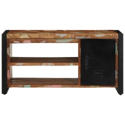 Banc à chaussures Multicolore Bois massif de récupération 536367536367