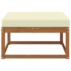 Pouf d'Extérieur Bois d'Acacia Massif Naturel 536369536369