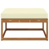 Pouf d'Extérieur Bois d'Acacia Massif Naturel 536369536369