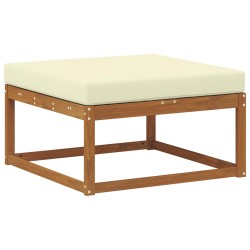 Pouf d'Extérieur Bois d'Acacia Massif Naturel 536369536369