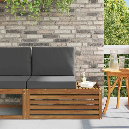 Canapé d'extérieur extrémité Naturel 91 x 63 x 73 cm 536370536370