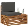Canapé d'extérieur extrémité Naturel 91 x 63 x 73 cm 536370536370