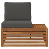 Canapé d'extérieur extrémité Naturel 91 x 63 x 73 cm 536370536370