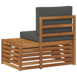 Canapé d'extérieur extrémité Naturel 91 x 63 x 73 cm 536370536370