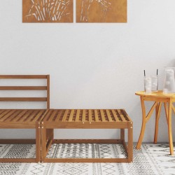 Pouf d'Extérieur Bois d'Acacia Massif Naturel 79 x 79 x 37 cm 536371536371