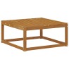 Pouf d'Extérieur Bois d'Acacia Massif Naturel 79 x 79 x 37 cm 536371536371