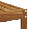 Pouf d'Extérieur Bois d'Acacia Massif Naturel 79 x 79 x 37 cm 536371536371